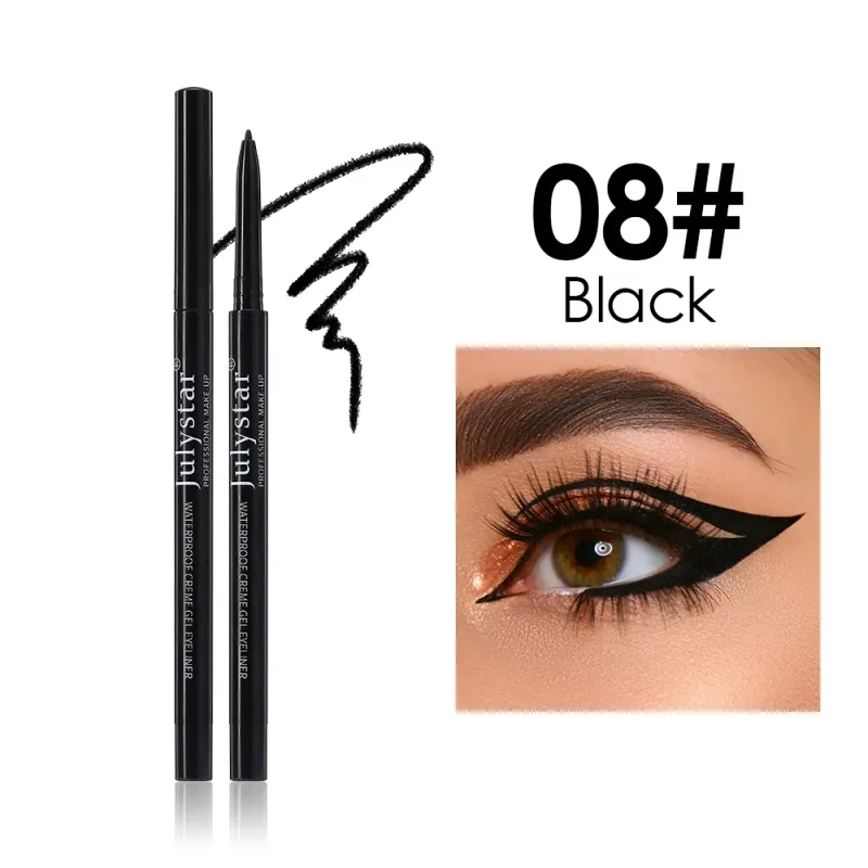 1PC White Matte Eyeliner Gel Pen Long Lasting Waterproof Eye Liner Pencil Quick-drying Non-smudge Eye Makeup for Women Cosmetics — image 19