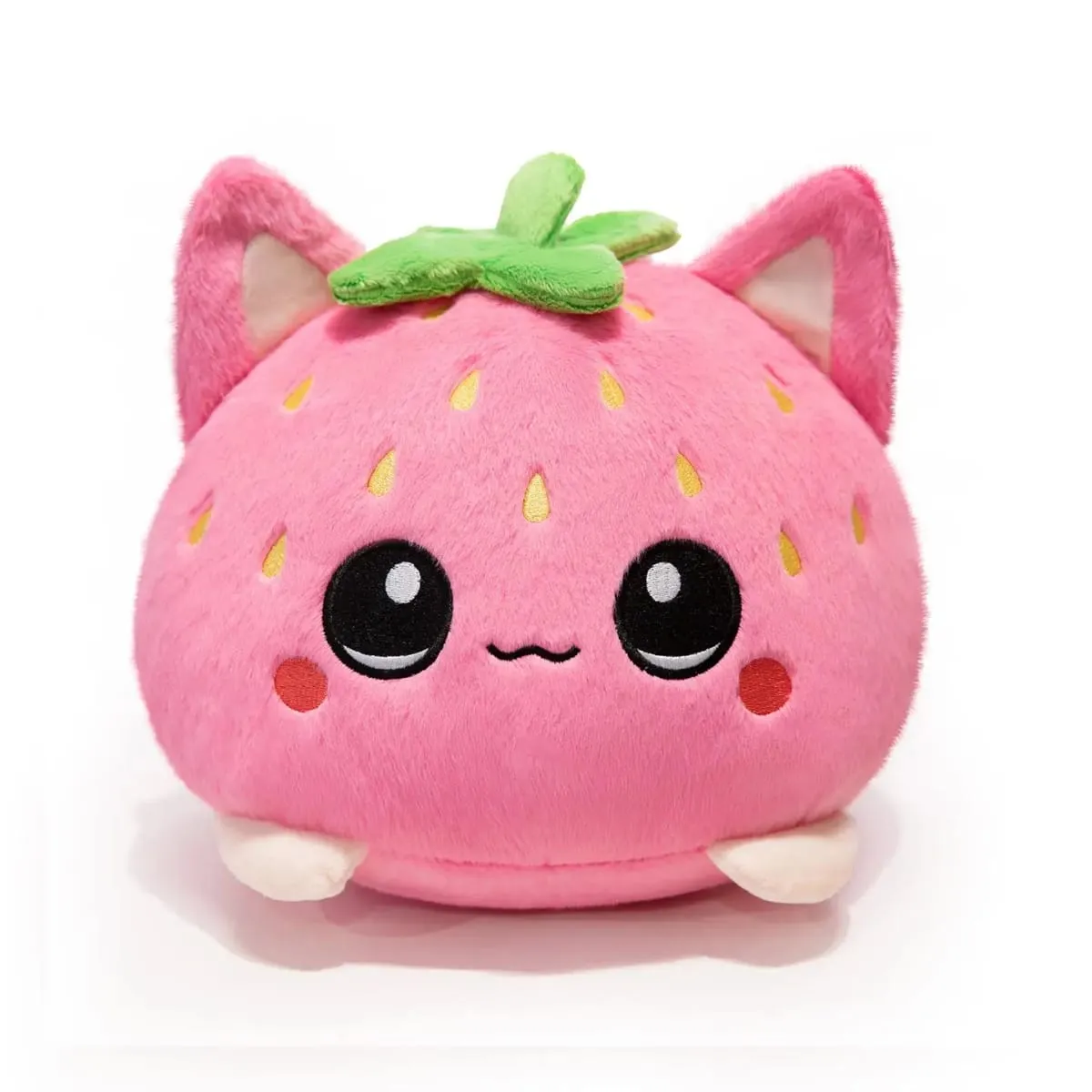 Cute Plush Dolls With Strawberry Cat Stuffed Soft Toys Cushion Sofa Pillow Birthday Gift Room Decor Children's Friends Birthday