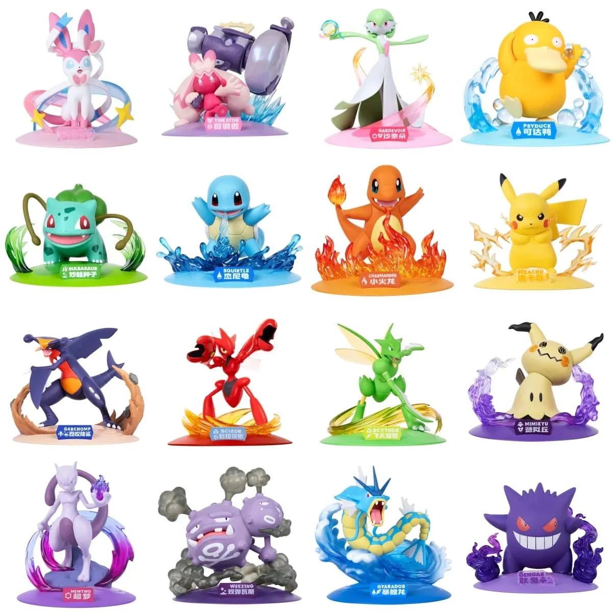 Ægte Pokemon Action Figurer Pikachu Mewtwo Figur Gardevoir Sylveon Anime Saml Model Lomme Monster Legetøj Gave — image 1
