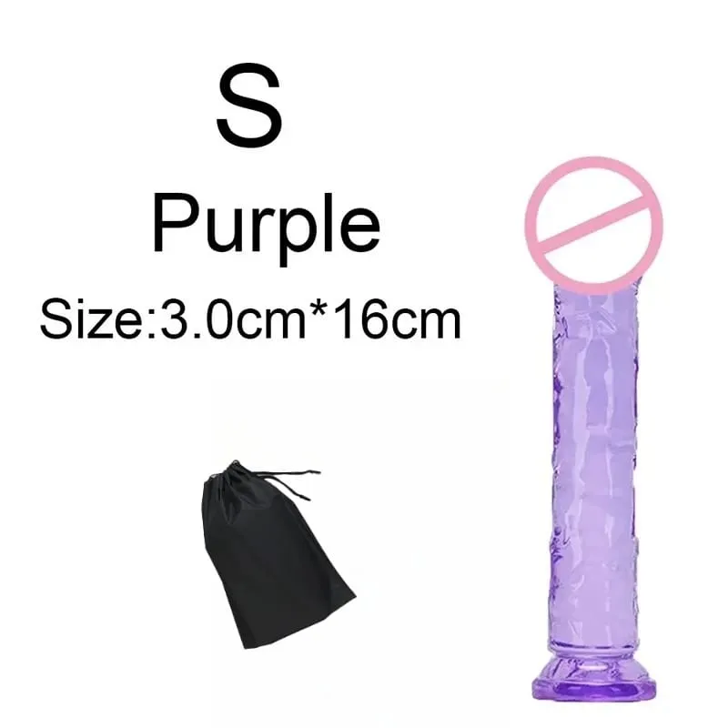 Super Cheap 6 Sizes Realistic Soft Jelly Dildo Butt Plug Anal Plugs Adult Sex Toy for Women and Men Vaginal and Anal Masturbator — image 25