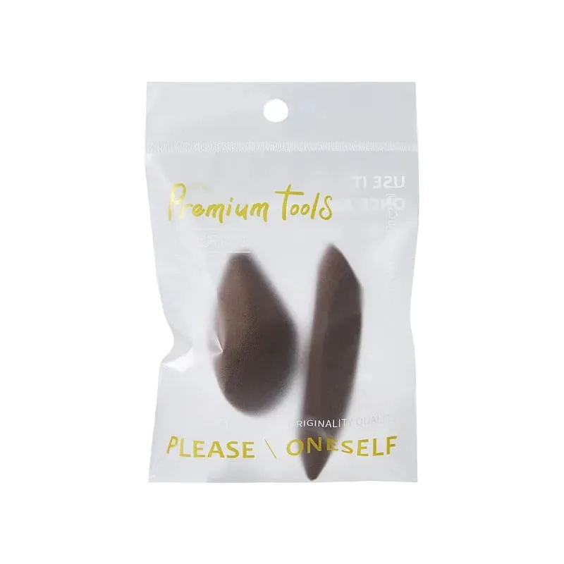 2pcs Finger Shape Makeup Sponge Set Soft Reusable Cosmetic Puff for Foundation Highlighter Concealer Blending for Face Contour