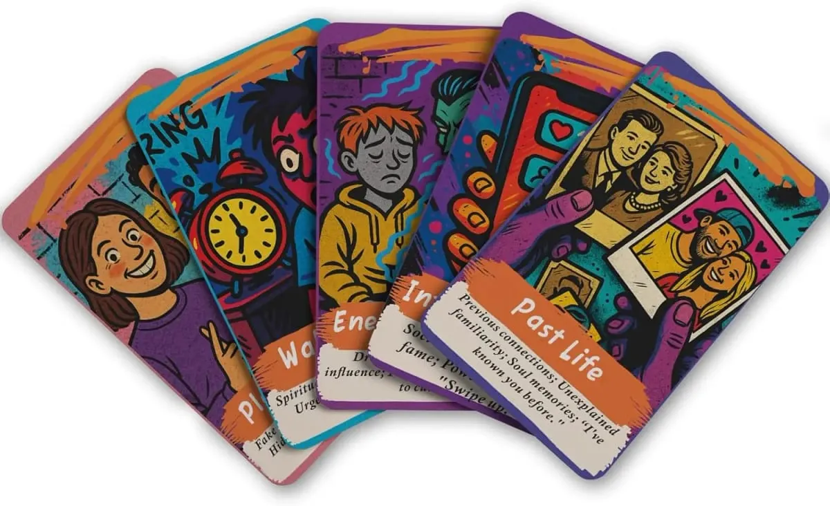 Sishui What Is Bagua? 80 Bagua Tea Oracle Card Deck for Beginners Oracle Card Tarot Set for Karma Twin Flames Love Friendship — image 3