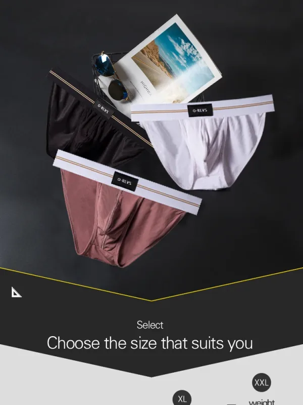 กางเกงชายไม่มีรอยต่อสะโพก Mens Underwaer ขนาดใหญ่กว้าง 5 ซม.แถบยืดหยุ่นอิสระ Codpiece สั้นกางเกง — image 16