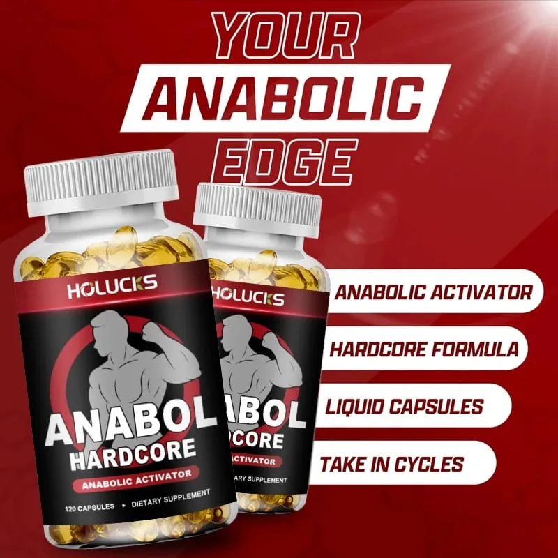 Anabol Hardcore Supplement Muscle Growth for Men To Build Lean Dense High Performance Enhancing Support Overall Health — image 4