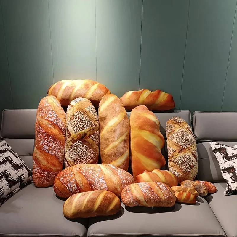 Giant Pillow Simulation Kawaii Big Bread Plush Pillow Doll Soft Cute Food Cushion Toys for Kids Children Birthday Christmas Gift