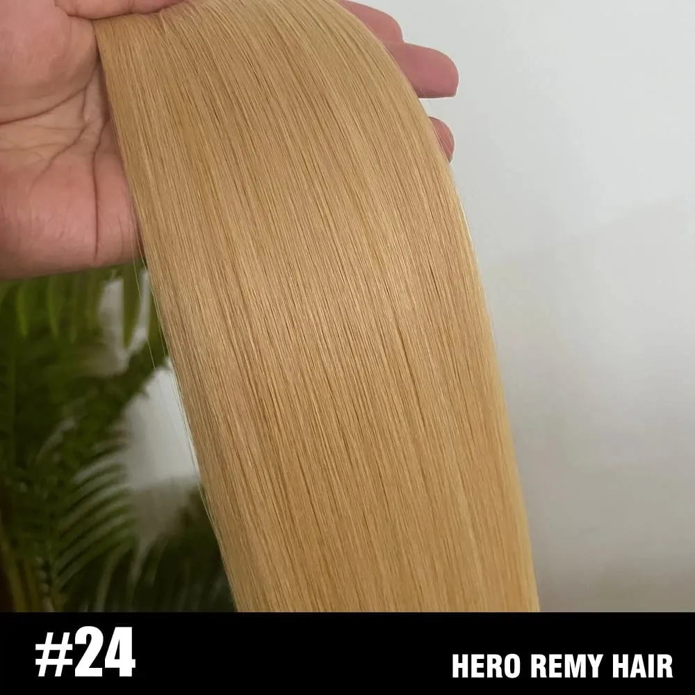 Hero Remy Hair Injection Tape in Hair Extension Real Remy Human Hair Seamless High Quality Injected Hair Extension Skin Weft 2g