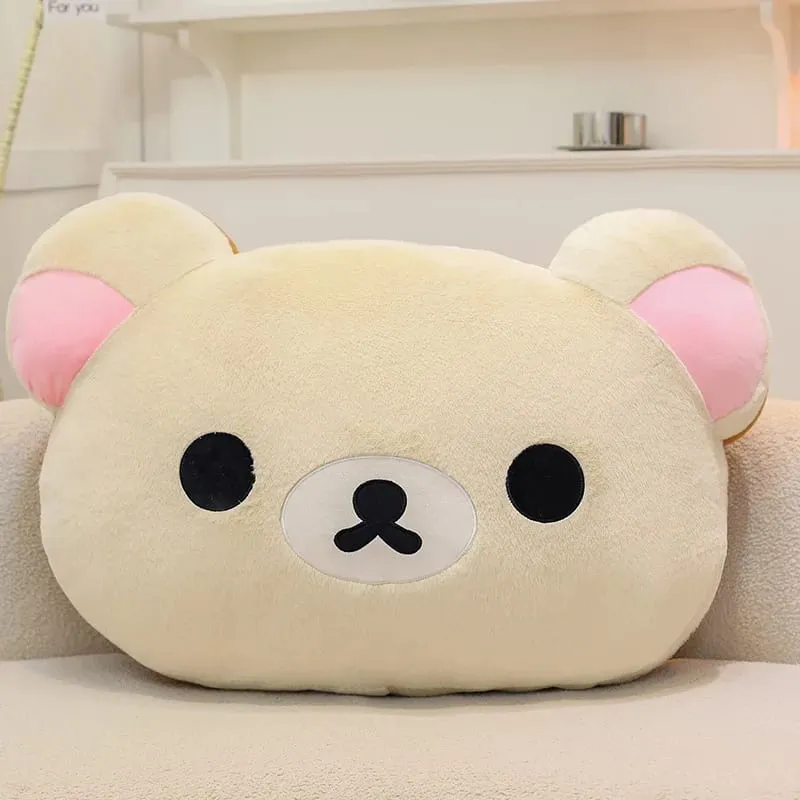 Best-Selling 40cm Kawaii Rilakkuma Plush Warm Hand Pillow Cartoon Bear Peluche Stuffed Toy Room Decorations Popular Gift — image 1