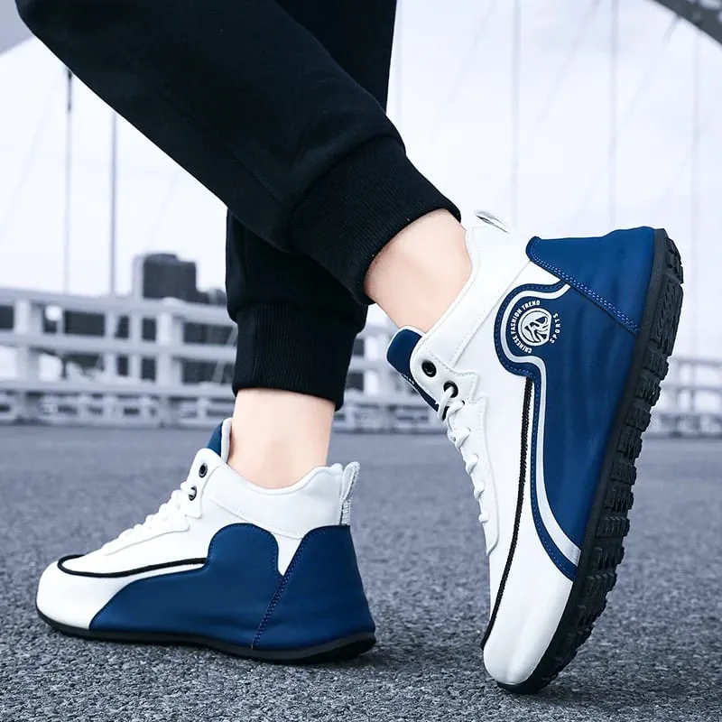 Men'S Shoes New Casual Sneakers Shock-Absorbing Breathable Running Shoes Men'S Wear-Resistant Thick-Soled Skate Shoes — image 8