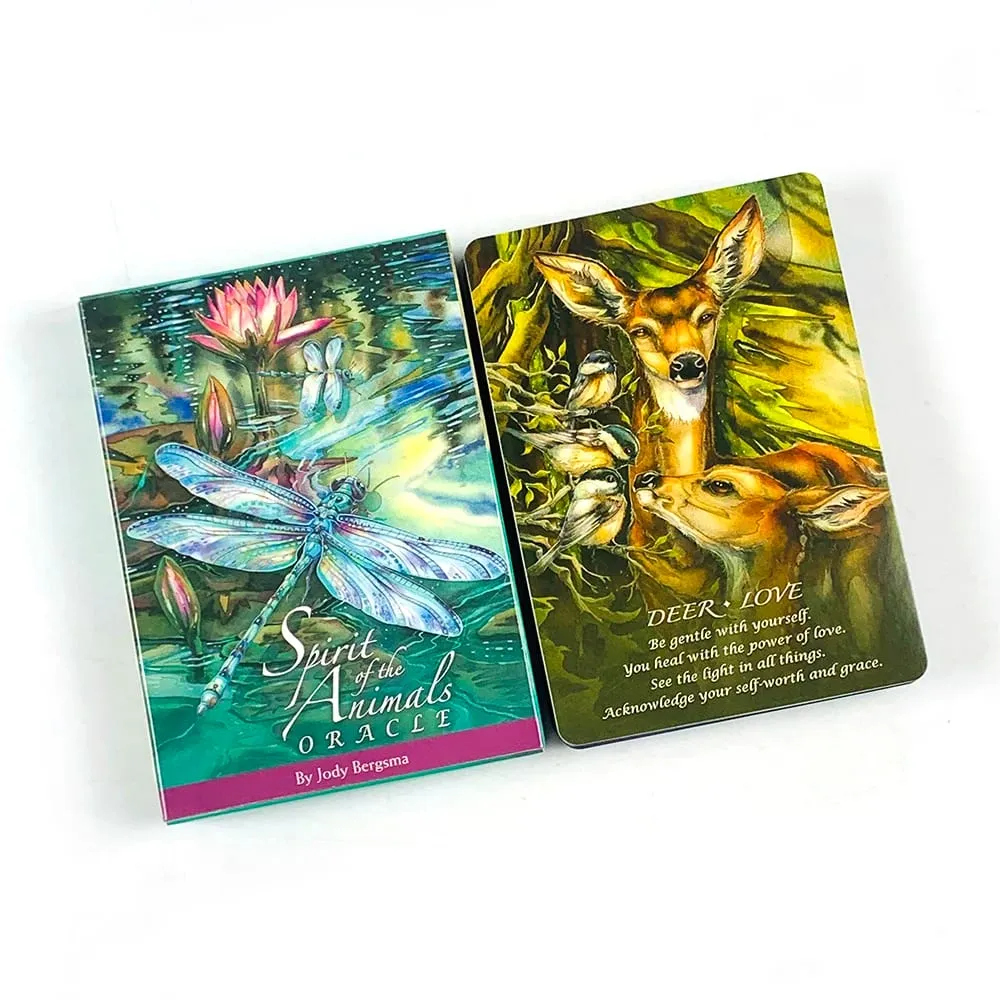 Spirit Of The Animals Oracle Cards A 52 Cards Divination Edition Deck Borad Game Perfect For Spiritual Guidance & Collectors — image 1