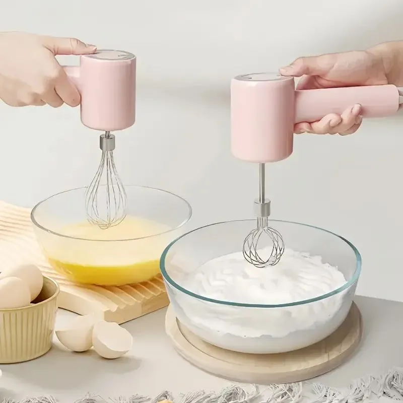 Stainless Steel Egg Beater Stainless Whisk Kitchen Wire Balloon Whisk Milk Egg Beater Egg Mixing Electric Hand Mixer Beaters — image 6