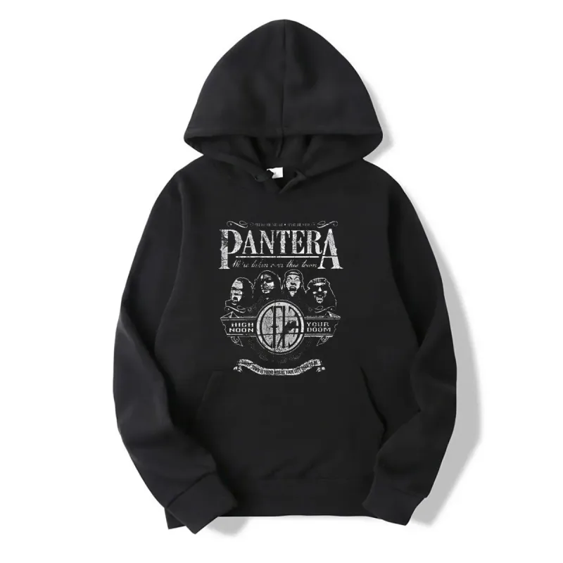 2026WinterNew Hoody PANTERA Band Pullovers COWBOYS FROM HELL Print Hoodies Men Women Vintage Fashion Hip Hop Oversized Swatsirts