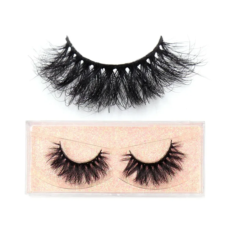3D Mink Lashes Soft Hair False Eyelashes Fluffy Volume Wispy Fake Eyelashes Extension Makeup