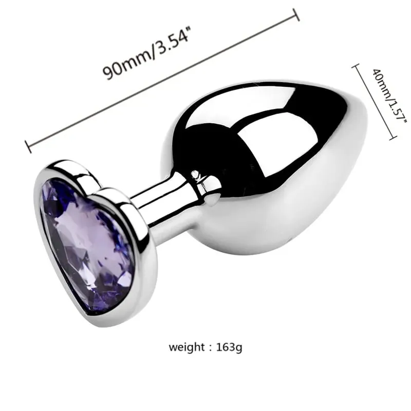 S/M/L Anal Plug Metal Sex Toys For Women Men Adult Crystal Erotic Bullet Butt Plug Stimulator Prostate Massager Adult Products — image 26