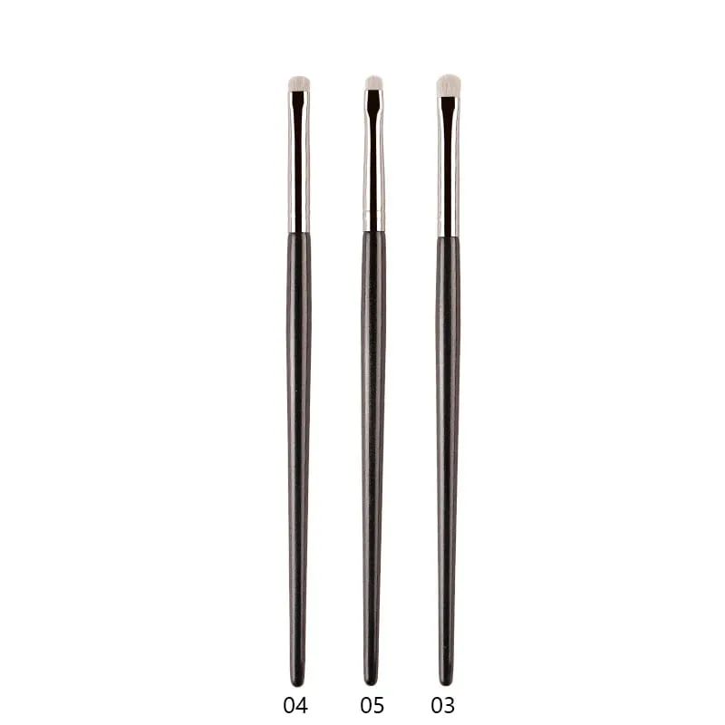 1ks White Pony Hair štětce na make-up na oční stíny Small Smudge Precision Crease Detail Bevel Eye Shadow Make up brush Liner Lip