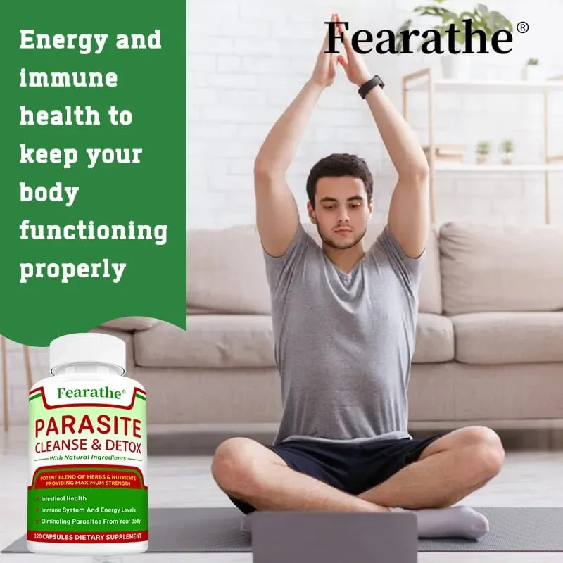 Intestinal Parasite Cleanse Capsules - Black Walnut + Wormwood Herbal Blend Digestive Health Colon Detox & Gut Health Support — image 5