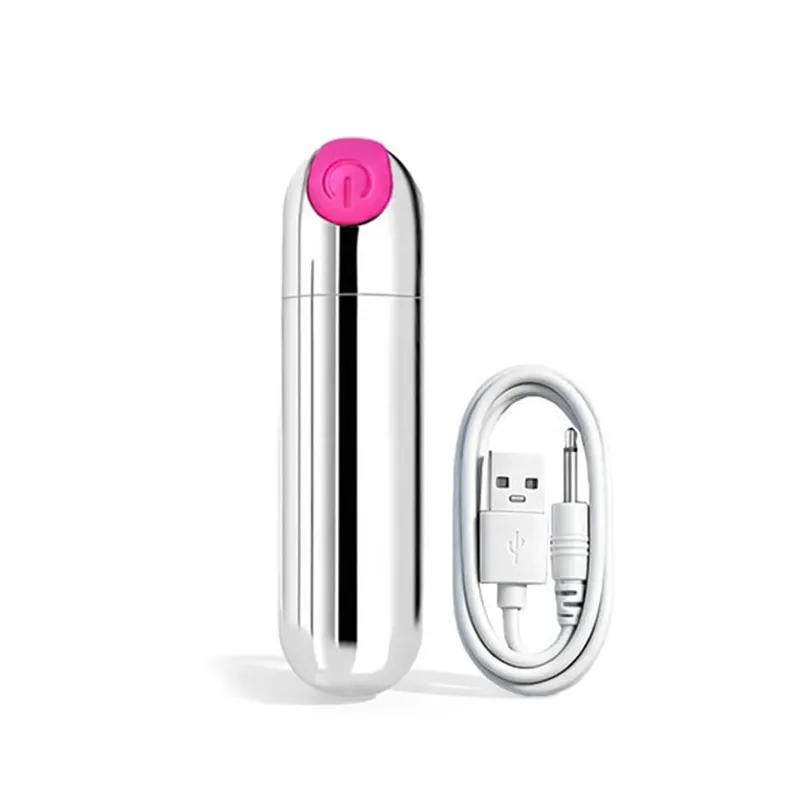 Vibrador bala para ponto g, estimulador de clitóris e mamilo, 10 modos de vibração, portátil, mini massageador anal vaginal, brinquedos sexuais adultos para mulheres