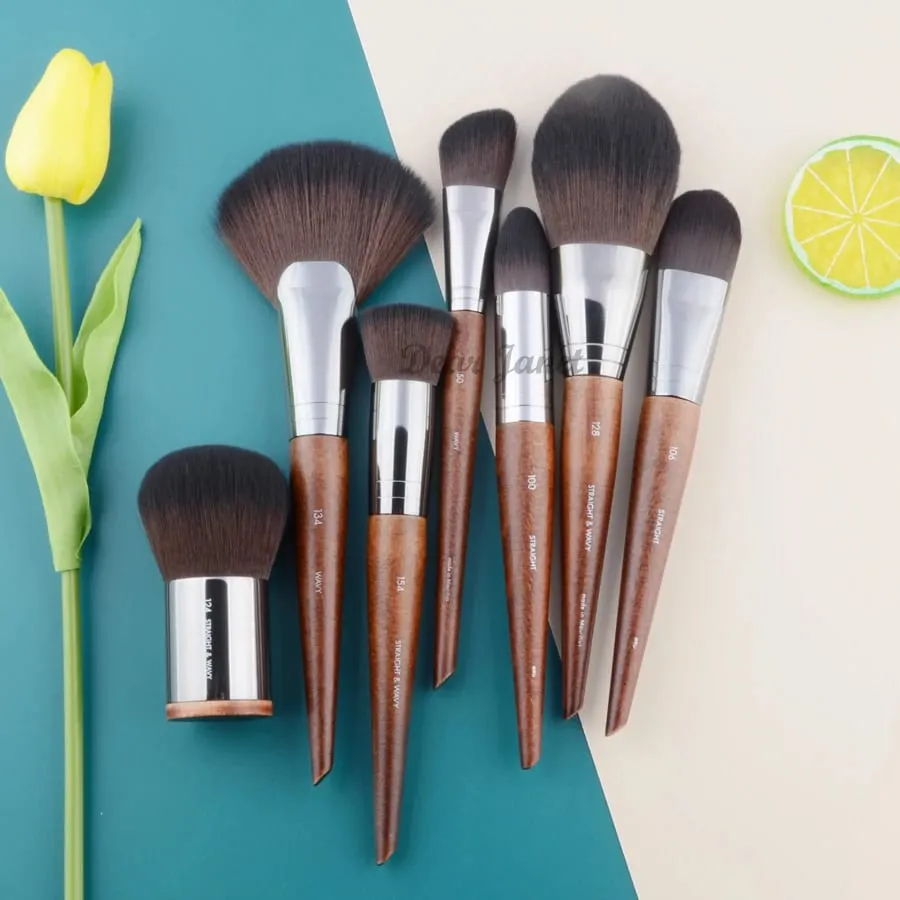 1 st Natuurlijke hout Oogmake-up Kwasten Detail Oogschaduw Make up kit Concealer Smudge Markeerstift Wenkbrauw Eye Brow roller Borstel