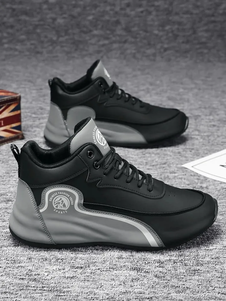 High-Top Casual Sneakers for Men Trendy Thick-Soled Dad Shoes Breathable Soft-Soled Non-Slip Versatile Men's Shoes Everyday Commuting Height-Increasing Sports Trendy Shoes 9 — image 10