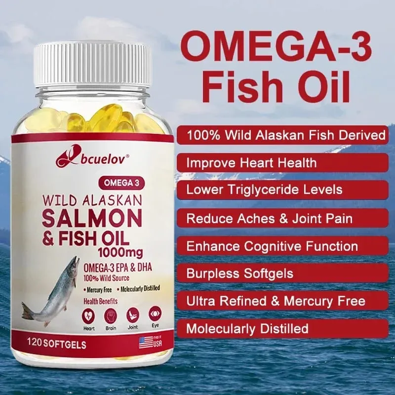 Super-Omega-3-EPA/DHA-Fischölkapseln – Unterstützung für die Gesundheit von Herz, Gehirn und Gelenken – Glutenfrei, gentechnikfrei — image 4