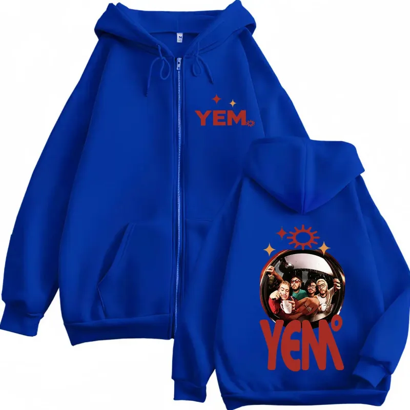 Morat Yem Se Fue El Ayer Y Ya Es Manana Tour 2026 Print Zip Up Hoodie Men Women Hip Hop Long Sleeves Loose Zipper Sweatshirts — image 6