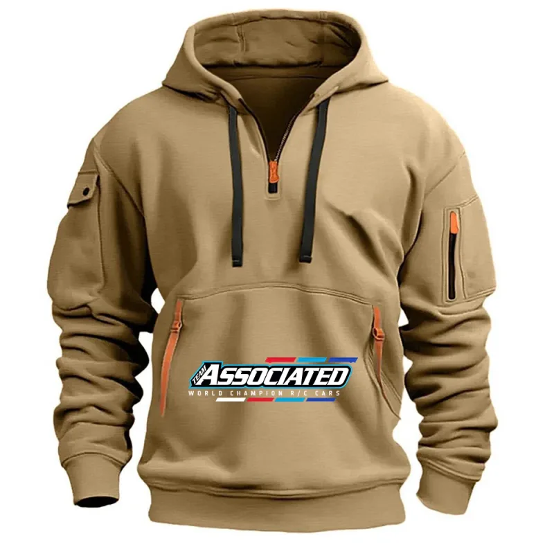 Rc Team Associated Men's Hoodie Multi Pocket Zipper Casual Sports Hoodie Men Loose Pullover Fashion Sweatshirt Long-Sleeve tops — image 5