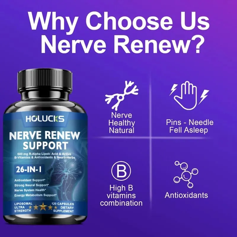 Advanced Nerve Nutrition Capsules with L-Theanine & Zinc Maintain Neural Comfort Metabolism & Healthy Nerve System — image 6
