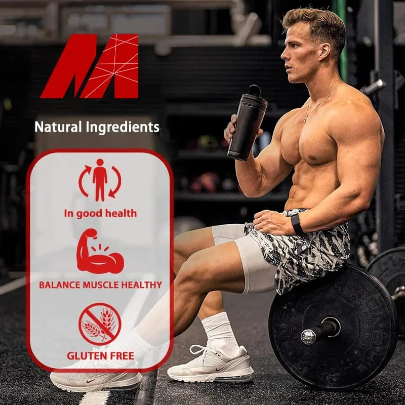 Cápsulas de proteína de soro de leite - Contém 5000 mg de proteína - Apoia a recuperação Saúde muscular equilibrada Sem glúten NÃO OGM