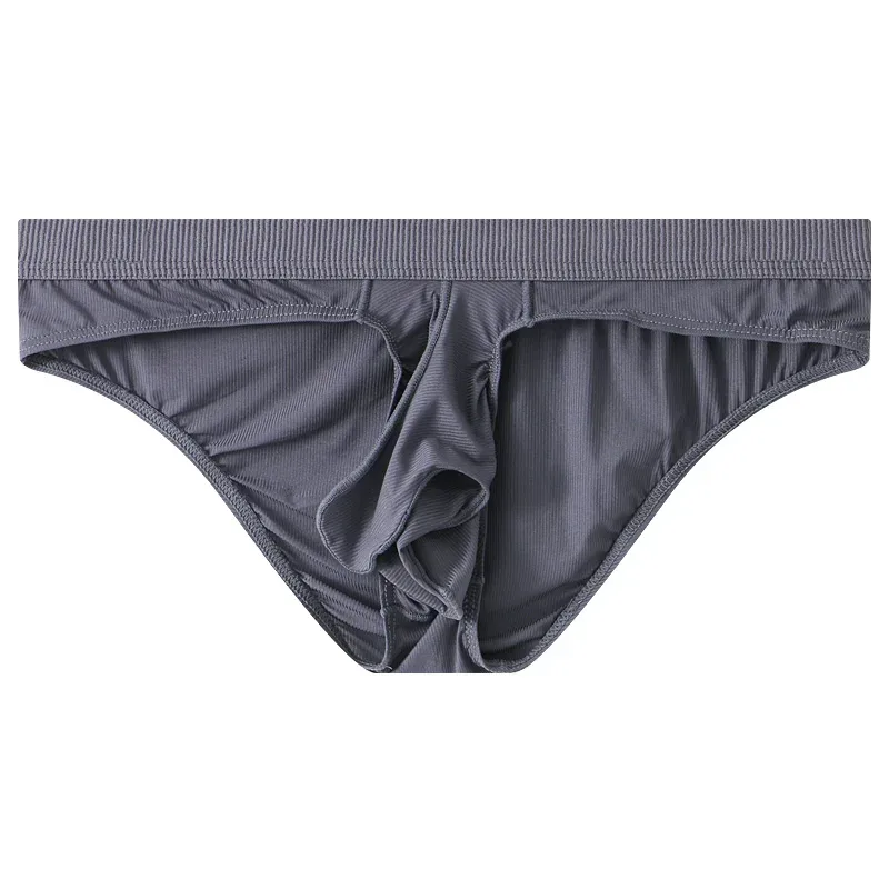 Men's Ice Silk Briefs Summer Transparent Seamless Quick-drying Man Breathable Panties Ultra-thin Underwear — image 24