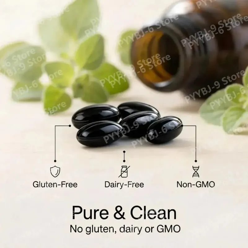 Ethiopian Black Seed Oil Softgels 60 Count 100% Natural Gluten Free Non GMO Antioxidant Immune Digestive Daily Health Supplement — image 6