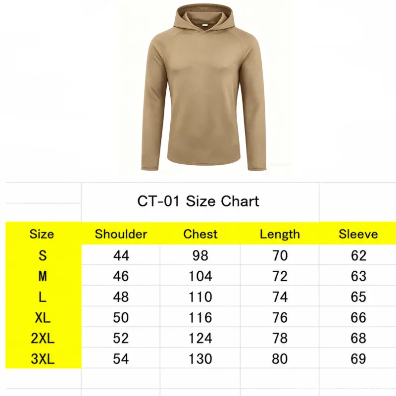 Men's Long Sleeve Hoodies Sun Protection Shirts Solid Quick Dry T-shirt Mens Bodybuilding Fitness Muscle Sportwear Gym Clothing — image 2