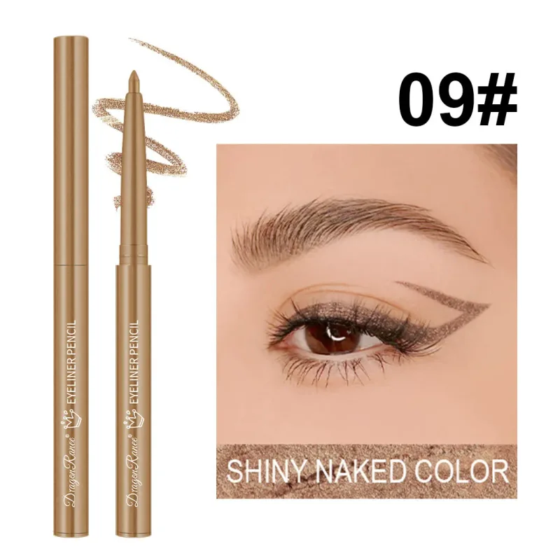 Waterproof Black Brown Eyeliner Gel Pencil Matte Smooth Quick Dry Easy Wear Pearlescent Eyeshadow Eye Liner Pen Makeup for Eyes — image 13