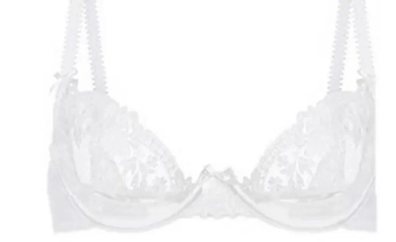 European Lace Bralette Modish Wire-Free Bra Set Cover Breathable Anti-Sag Thin Cup for Humid Weather & Modest Confidence — image 10