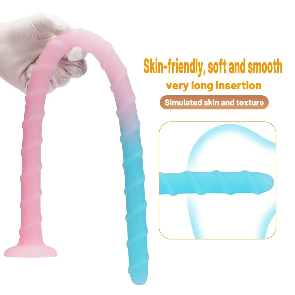 Three Sizes of Long Anal Plugs Special-shaped Octopus Tentacles Soft Adult Sex Toy Liquid Silicone Materials Prostate Stimulator — image 4
