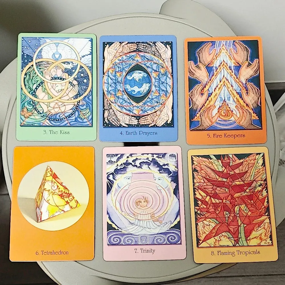 夢幻之路的神聖幾何卡片 10.4*7.3 公分 - 64 張甲骨文卡融合數學科學與靈性 — image 3