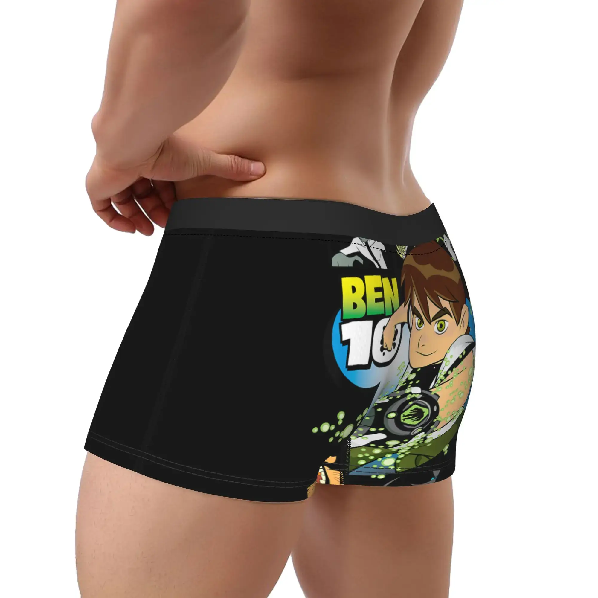 Ben 10 Aliens Intimo Mutandine classiche Pantaloncini personalizzati Slip da uomo Custodia 3D Taglie forti — image 3