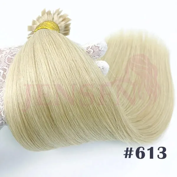 Straight Flat Tip Human Hair Extensions 16"-26" Inch 1g/Strand 100% Hair Extensions Keratin Capsule Fusion Hair For Women — image 15