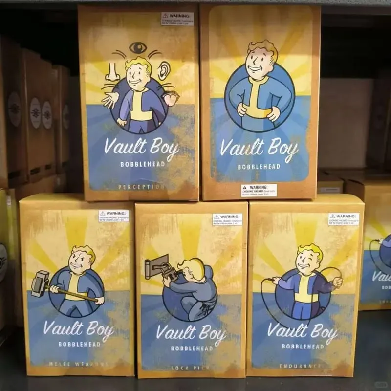 Anime Bobblehead Cute Vault Boy Full Set Action Figure Toys Collection Model Doll Desktop Ornament Display Boy Gifts — image 1