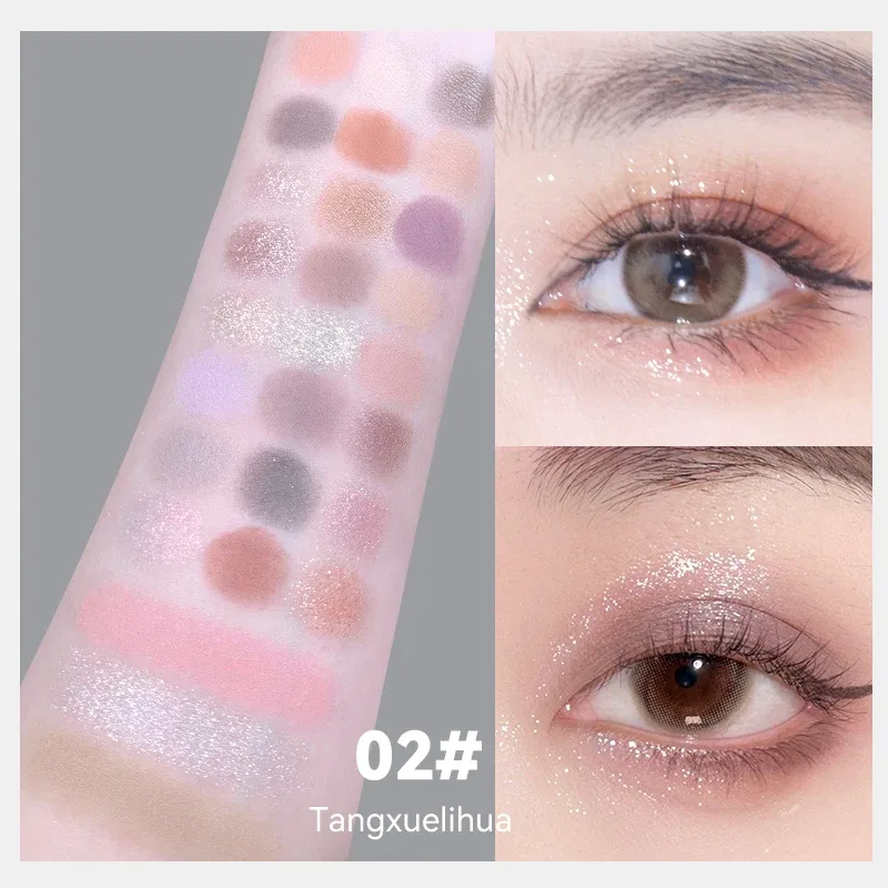 27-Shade Mult Eye Shadow Matte Pearlescent Glitter Large Plate Blush High-Gloss Multi-Functional Contouring New Style — image 8