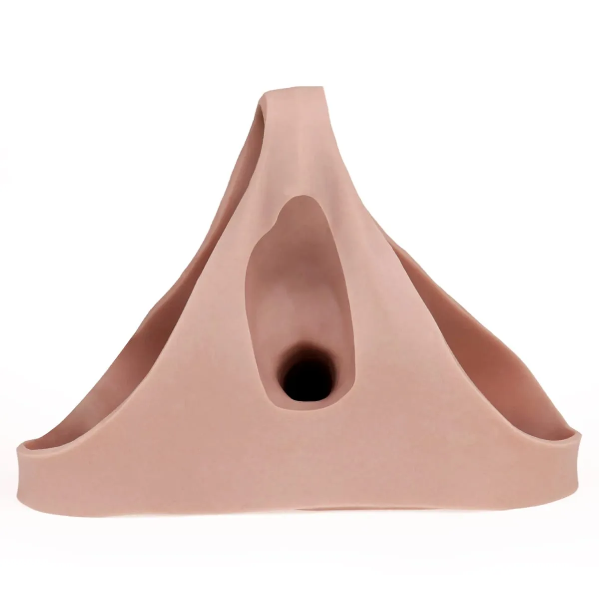 High Waist Realistic Penis Sleeve насадка на член Strap On Hollow Dildo Panties Silicone Dick Extender Sex Toy For Men