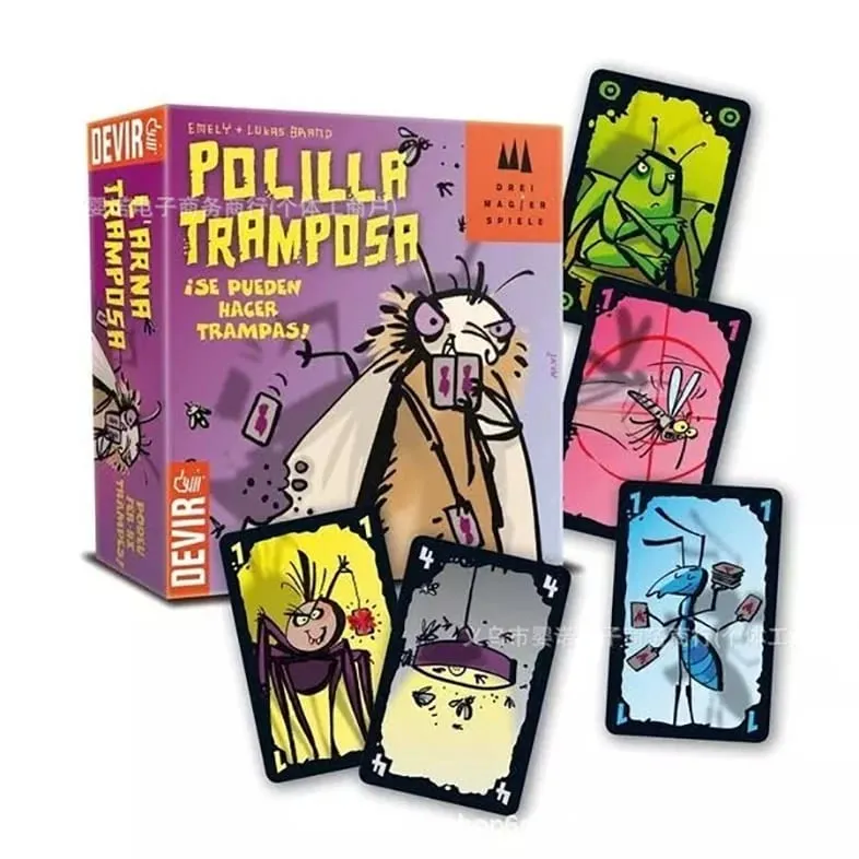 Mogel Motte Polilla Tramposa Card Game Devir-Game Cheating Moth /Royal Xiaoqiang Cheating Moth — image 1
