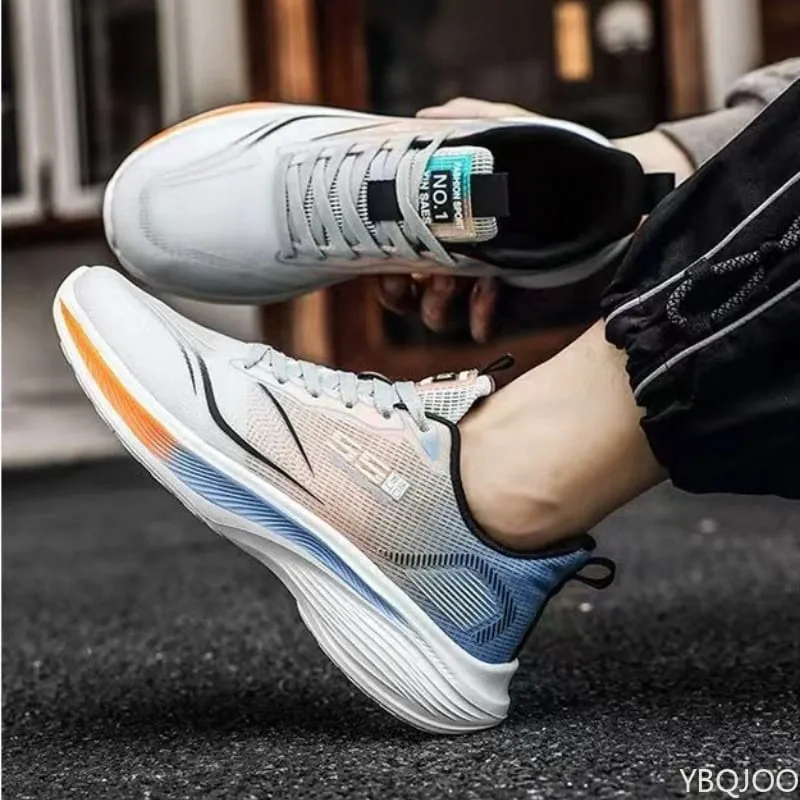 Spring summer new men casual comfortable shoes simple lace up Lightweight men's sneakers fashionable versatile running shoes — image 3