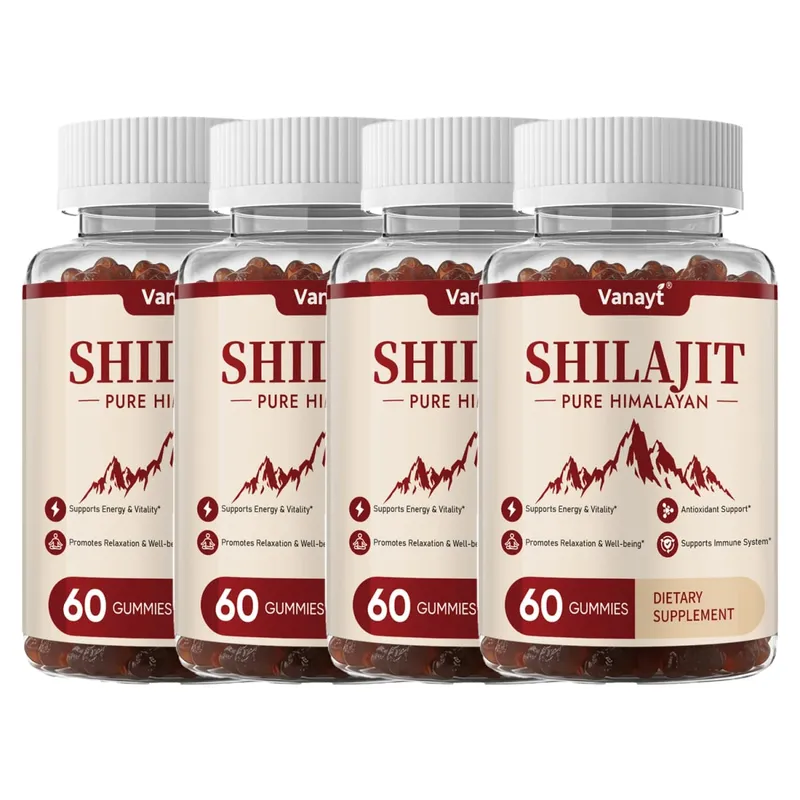 3000mg Shilajit Mineral Gummies Supports Natural Vitality Mental Wellness Balanced Mood For Daily Health 60 Count — image 7