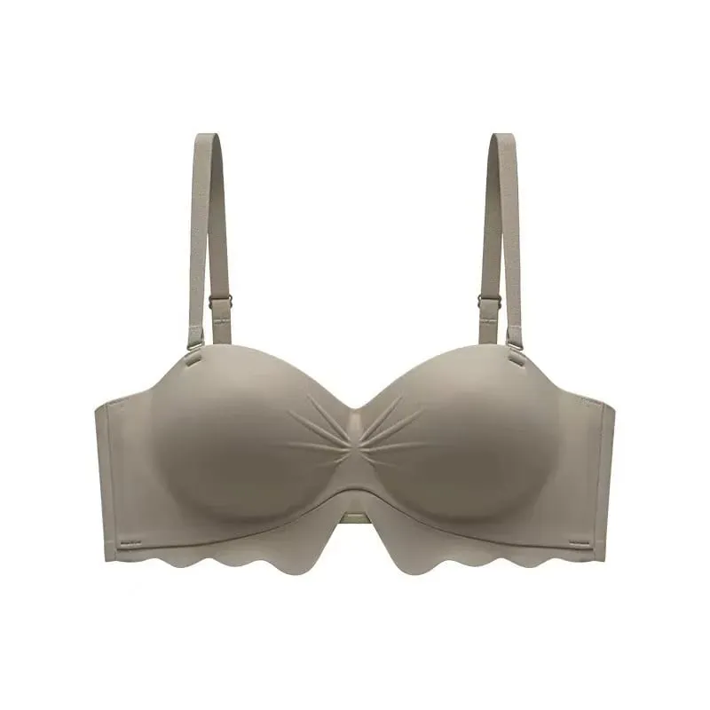 Sexy Seamless Push up Bra No Underwire Small Breast Gathering Anti-sagging Comfortable Lingerie for Women — image 10