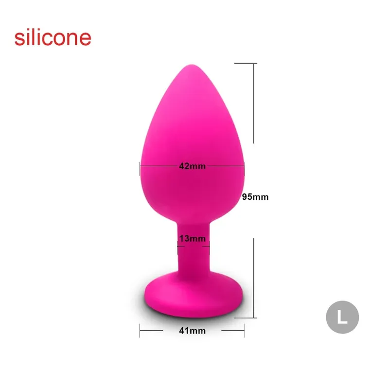 Anal Toy Soft Silicone Anal Plug for Beginner Butt Plug Men Women Gay Couples Anal Prostate Stimulator Adult Masturbator Sex Toy — image 16
