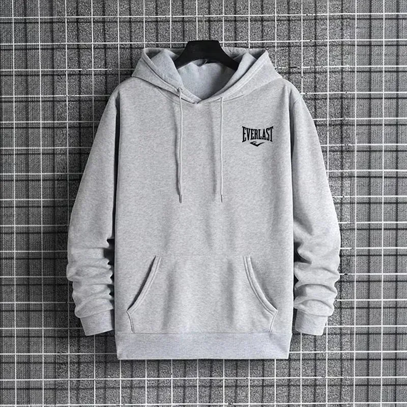 Everlast Hoodie Boxing Fitness Gym Sport Streetwear Motivational Aesthetic Oversized Casual Sport Sweatshirts