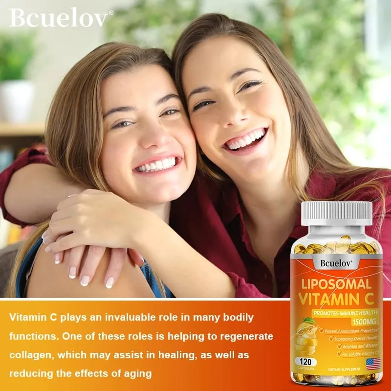 Vitamina C liposomal: promueve la producción de colágeno y respalda la salud inmune de la piel. Potente suplemento energético antioxidante. — image 6