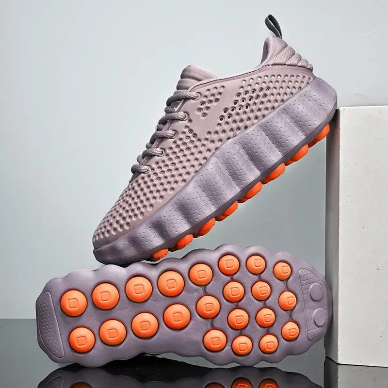 Men's Breathable Running Shoes Cushioned Non-slip Woman Casual Sneakers Massage Athletic Footwear for Outdoor Jogging Sports — image 13