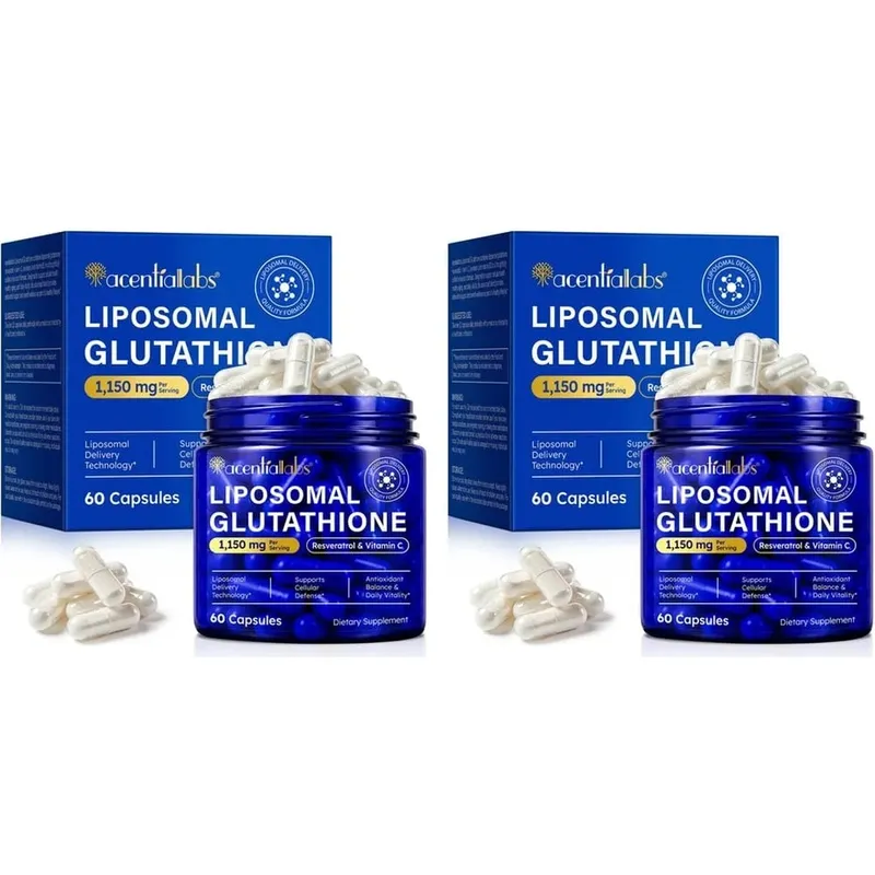 Cápsulas de glutatión liposomal con resveratrol y vitamina C para defensa antioxidante, soporte inmunológico y celular, 60 cápsulas — image 8