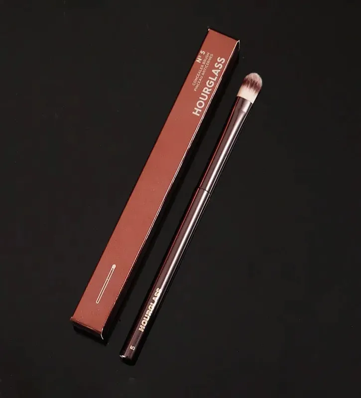 1pc sablier poudre Contour pinceaux de maquillage fond de teint fard à joues maquillage brosse métal poignée correcteur bronzant haut de gamme avec boîte
