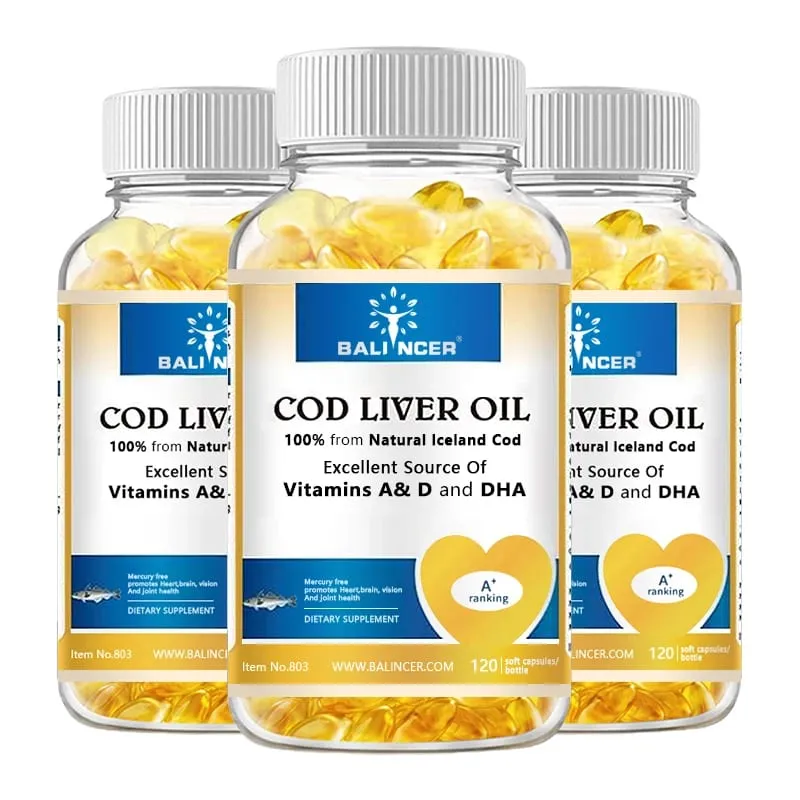 Extra-strength Formula Cod Liver Oil Contains Vitamins A D EPA and DHA Supports Heart Brain Immune Joint and Eye Health — image 11